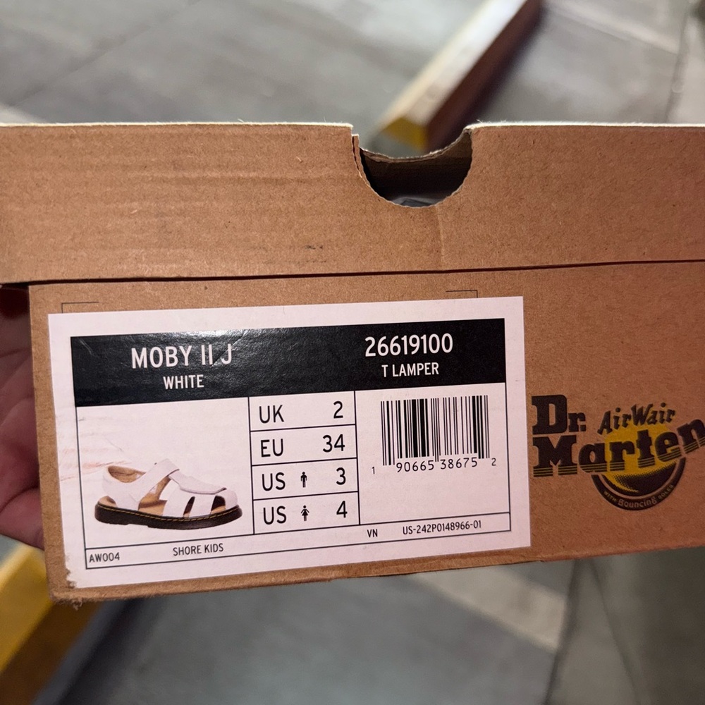 Dr. Martens White Sandals Comfortable and Durable